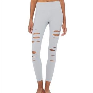 Alo High Waist ripped warrior leggings